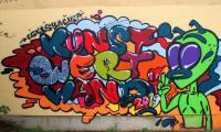 Kunst Wert Wand | Künstler: N.N. [Jugendliche des JUZ Egelsbach]