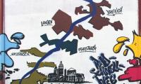 Radschnellweg | Künstler: Florian Lübke (Streetart)