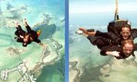 Sky Diving in Key West in Florida 